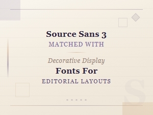 Source Sans 3 Font Pairing Guide for Editorial Layouts with Display Fonts