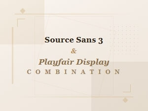 Source Sans 3 and Playfair Display Font Pairing Guide