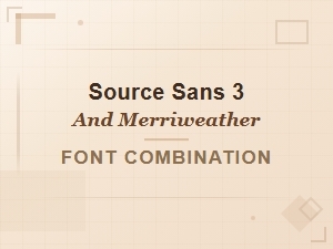 Source Sans 3 and Merriweather Font Pairing